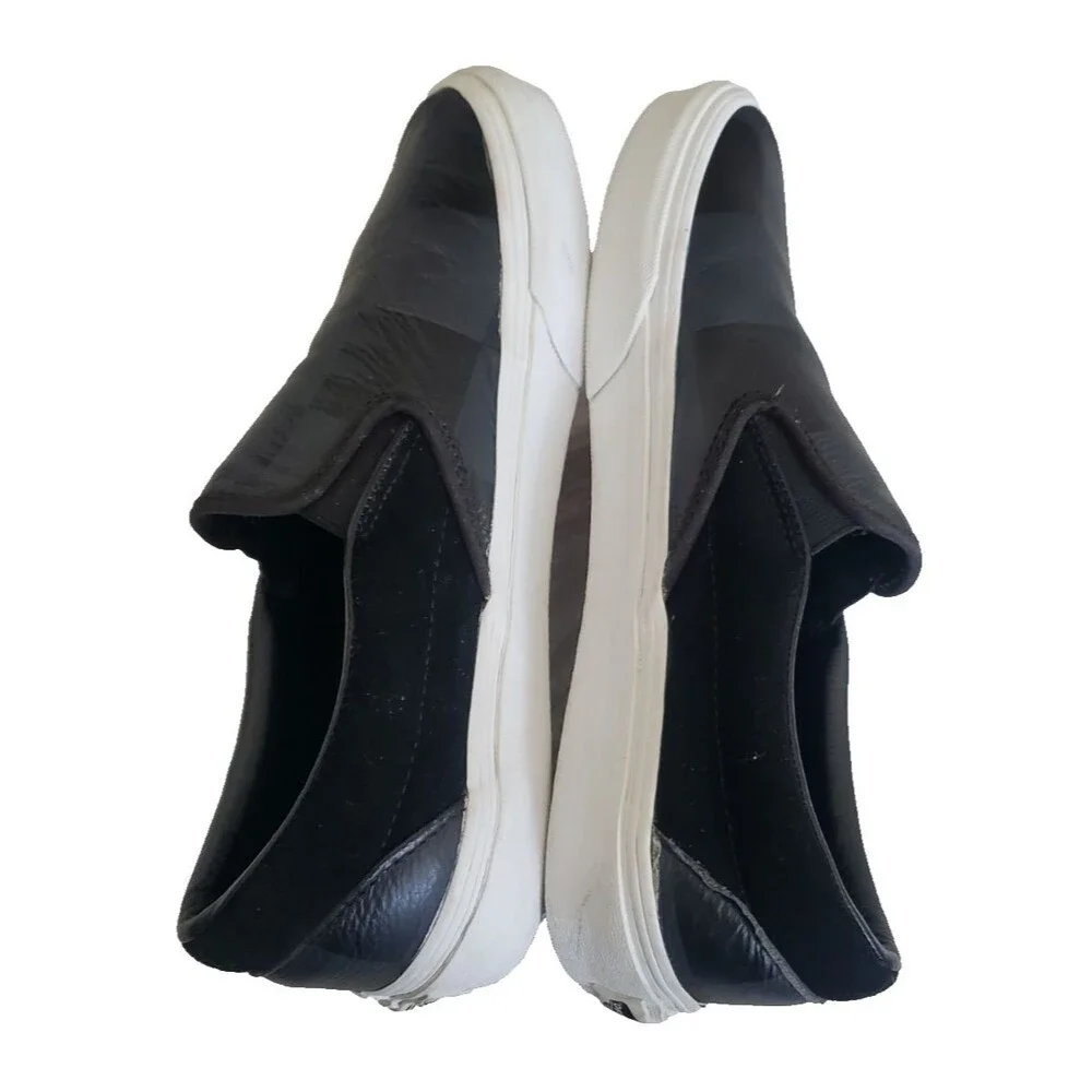 Vans black checkerboard